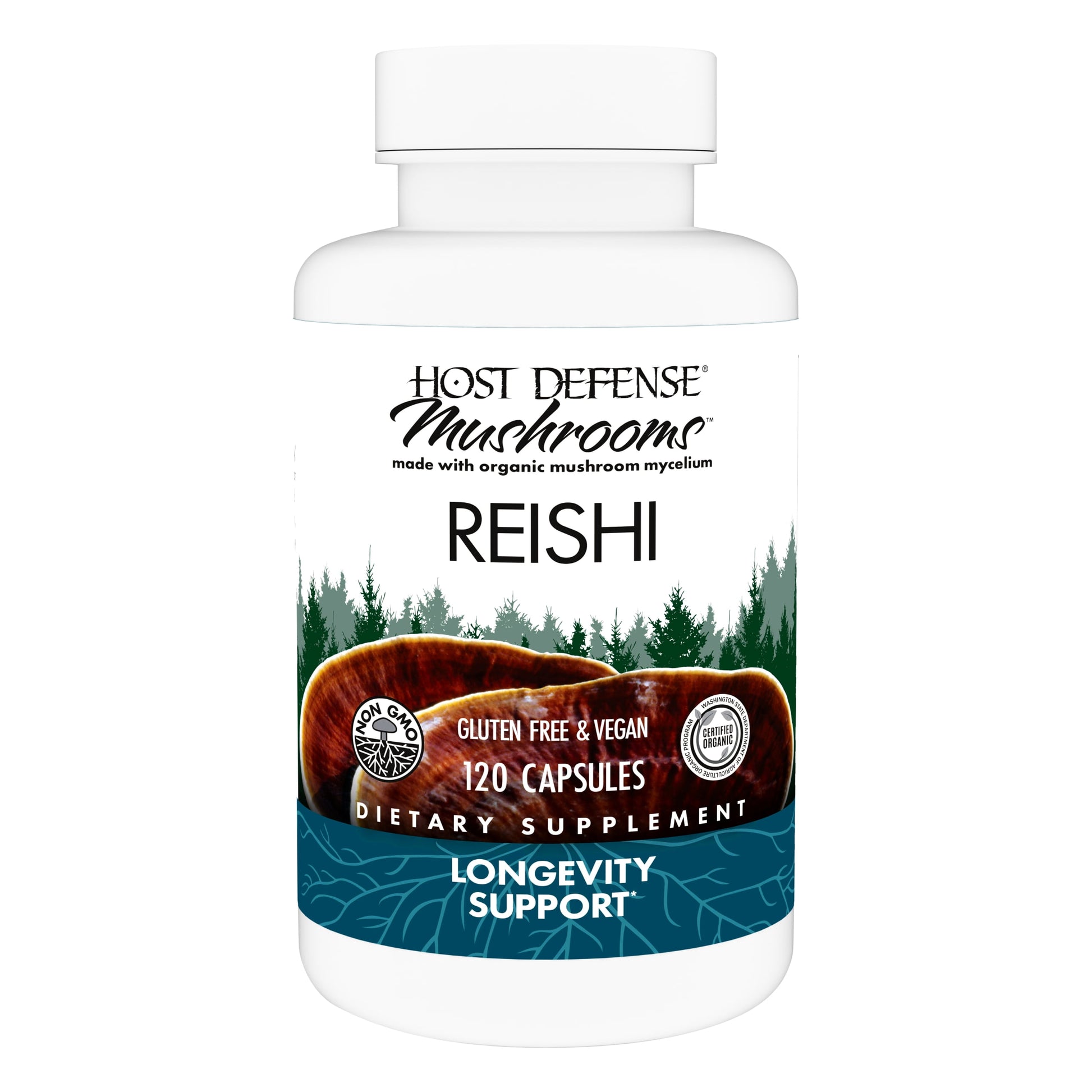 Reishi Capsules - 120 Capsules (60 Servings)